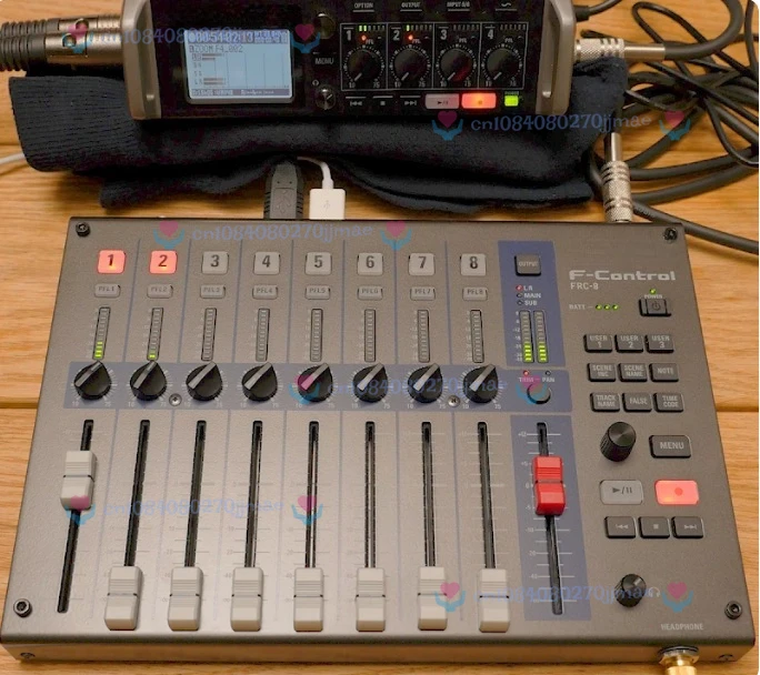 

Mixing Control Surface F-Control for the ZOOM F8N PRO, F8N, F8, F6, AND F4 for Filmmakers More Control and Flexibility