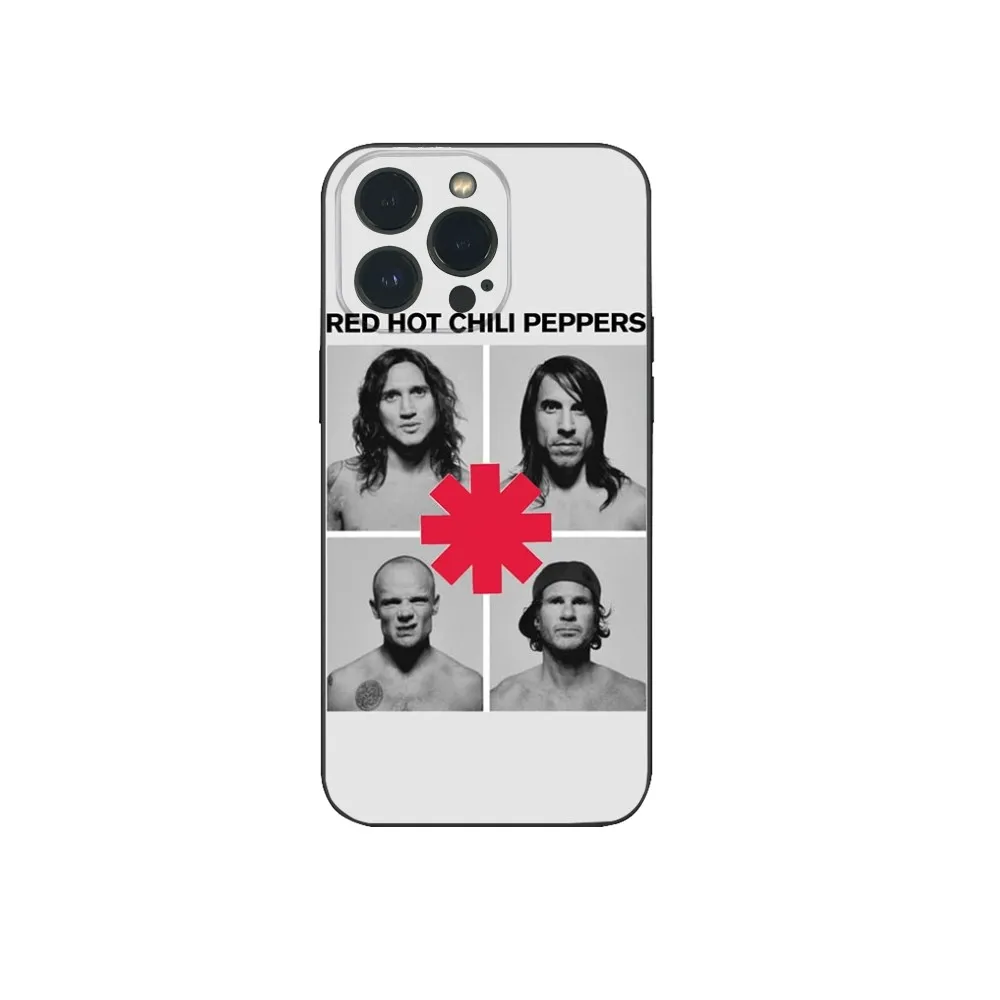 Red Hot C-Chili P-Peppers Phone Case For IPhone16 15 14 13 12 Mini 11 Pro XS Max X XR SE5 6 7 8 Plus Soft Silicone Cover