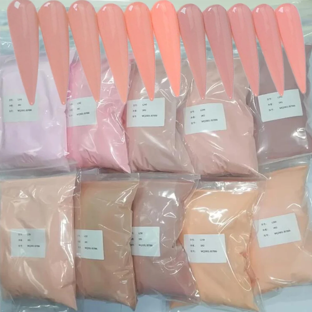 10G/50G Acrylic Powder White/Clear/Pink 9Colors Crystal Pink Extension/Dip/Engraving Nail Acrylic Powder(1Bag)For Nails Art*DK-5