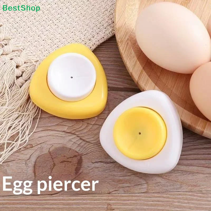 ✔Egg Punch Needle Egg Drill Piercer Household Egg Hole Puncher Anti Crack Egg Tool For Boiled Steamed Eggs
