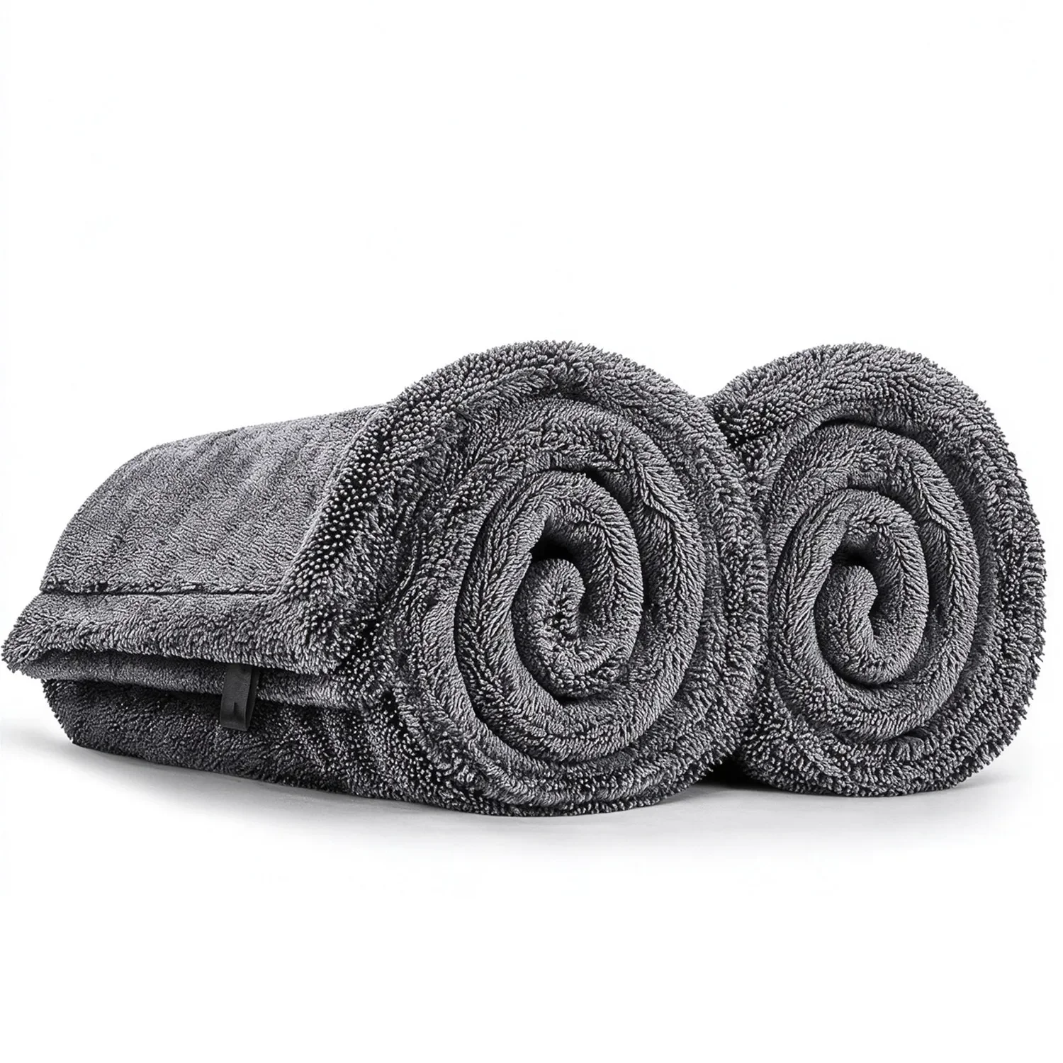 2 Pack 1200 GSM 60 x 90cm Car Drying Towels Microfiber Towels for Cars Ultra-Absorben Streak-Free Scratch-Free Double Twist Pile