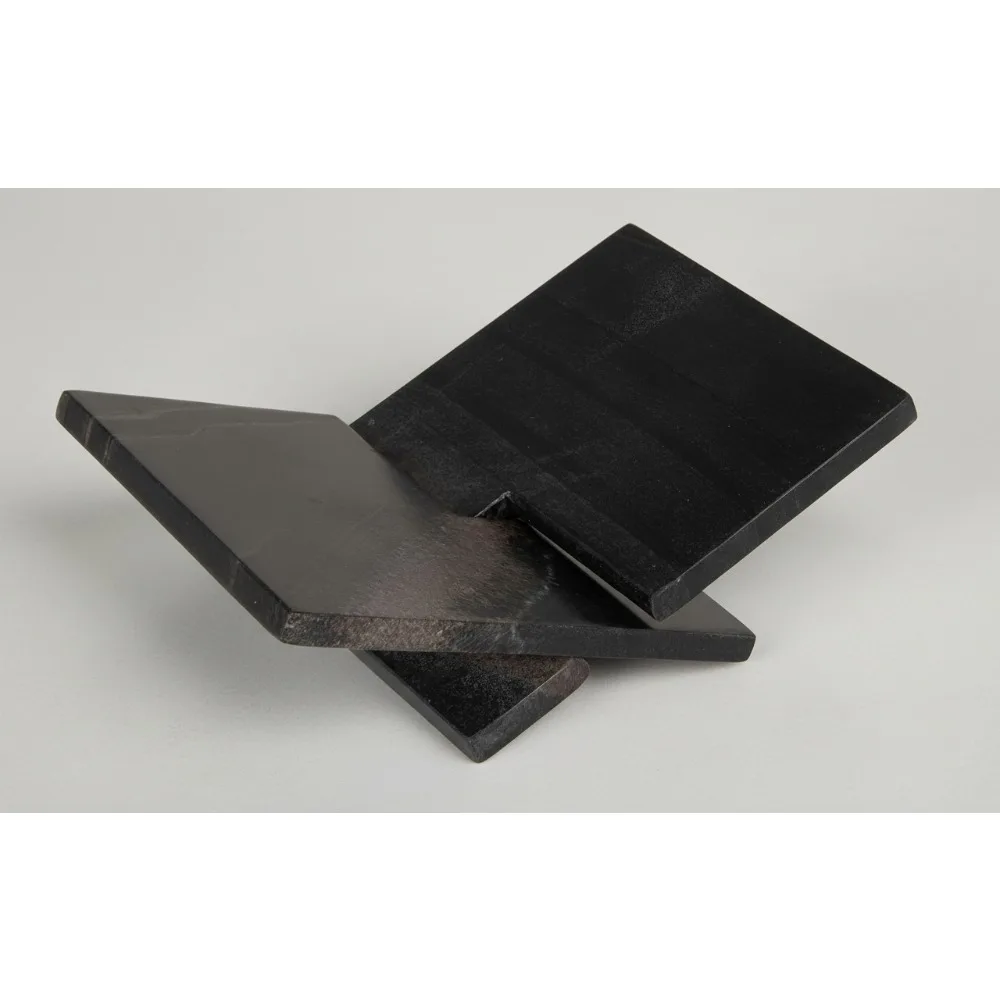 

Elegant Marble Book Holder for Home Decor - Display Books, Magazines, Tablets in Living Room, Office