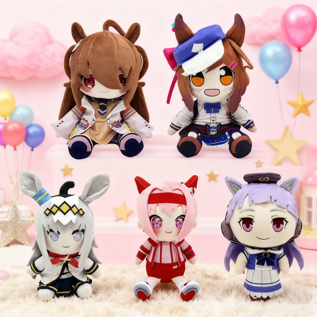 

Kawaii Uma musume Plush Toy Anime Pretty Derby Character Merchandise Rice Shower Oguri Cap Maruzensky Toys Birthday Xmas Gift