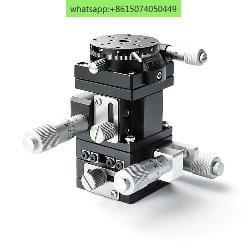 

Четырехосевая поворотная подъемная платформа XYZR LTP, небольшой столик с точной настройкой, прецизионный ручной микроскользящий столик