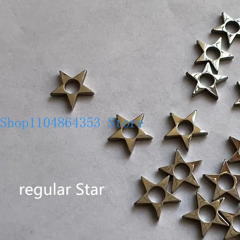 652F Earring Stainless Steel Earring Girl Jewelry Star Inverted Triangle-Earring