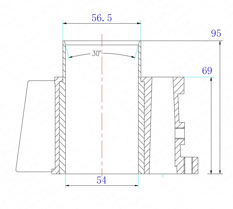 54mm 125CC Aluminum big bore kit for Dirt Bike ATV Honda C90 JH90 C100 C110 CT100 JH110 DY110 QJ110-9 ZS110 152FMH