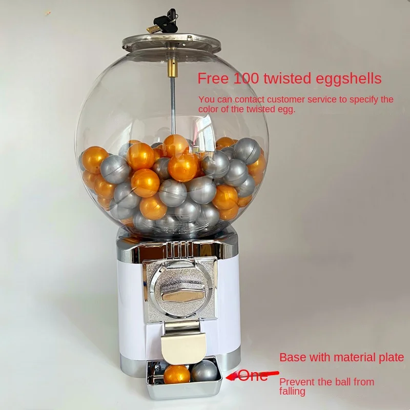 

MINI Gumball Dispenser Bouncy Ball Machine Money Boxes Can Hold Coins Saving Challenge Children's Safe Period for Children Gift