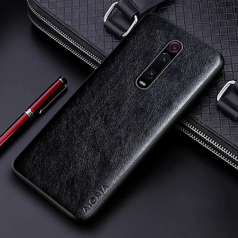 Luxury PU leather Case for Xiaomi mi 9T mi9T Pro coque Business solid color design phone cover for xiaomi mi 9t pro case funda