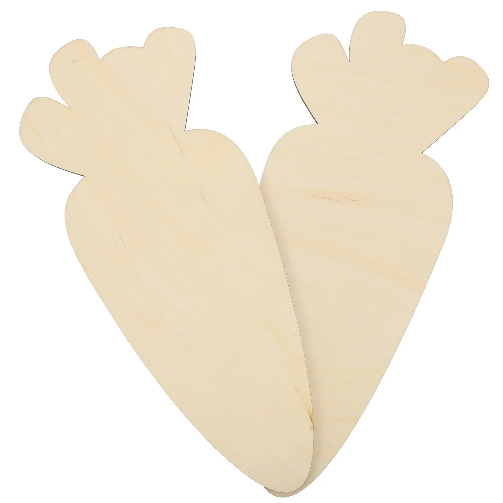 

2 шт. деревянных заготовок в форме моркови, неокрашенные деревянные срезы, пустые заготовки для пасхальных поделок, домашнего декора, ручной росписи, креативного творчества