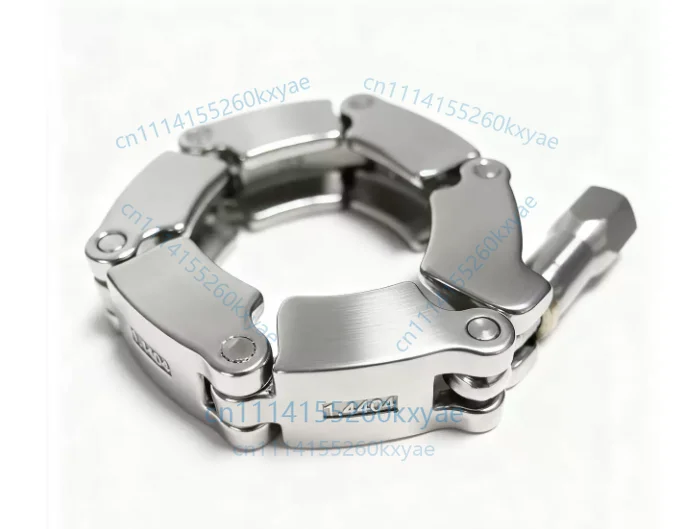 1pc stainless steel vacuum chain clamp ss316l quick installation kf joint multi-section buckle thickened quick clamp flange clam