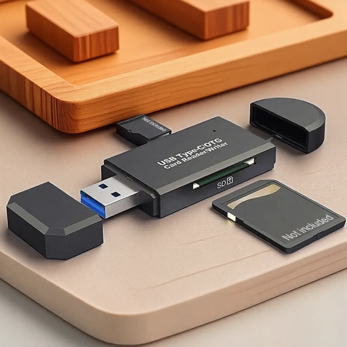 

OTG Micro SD Card Reader USB 20 USB 30 Type C Micro USB Port Compatible SD Memory Card Reader Adapter