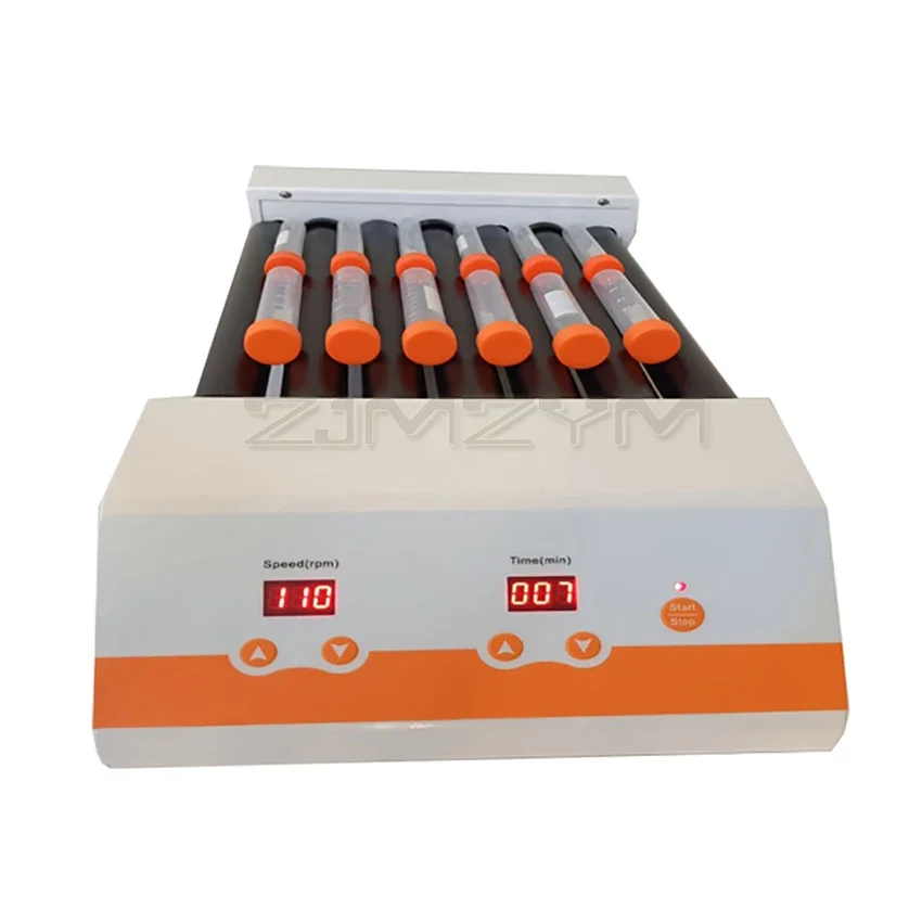 5/7 Rollers  Mixer Horizontal Rotator Mixer Tube Roller Rolling Collection Tube Mixer With Timing Speed 110rpm
