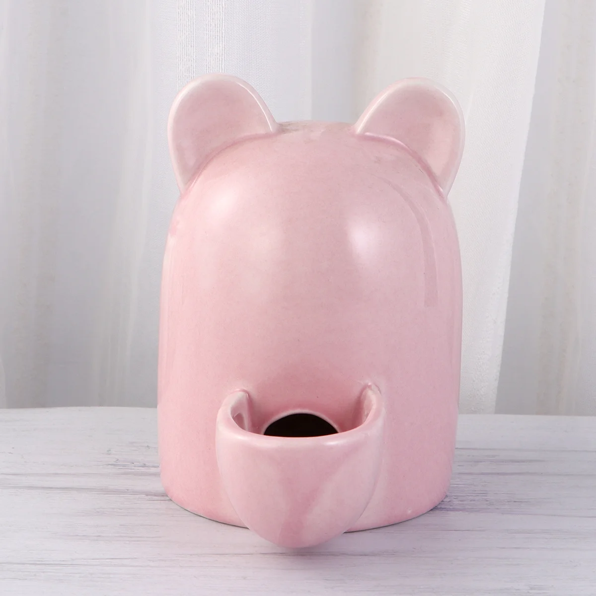 

100 Ml Mini Water Dispenser Hamster Feeder White Feeders Small Rabbit Food and Self Pink Pet Automatic