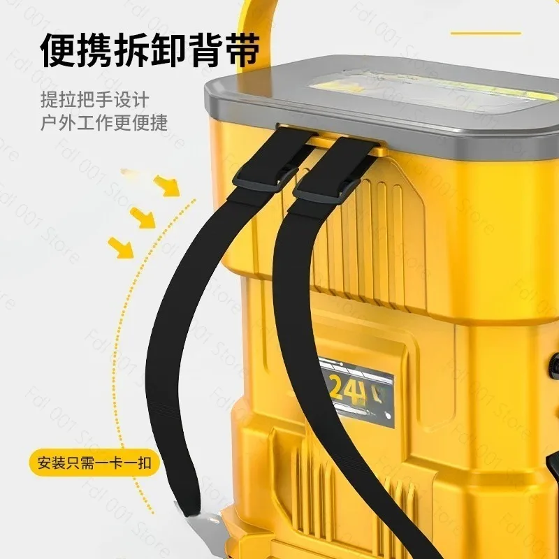 A dedicated 24V grease machine with a rechargeable lithium battery high-voltage fully automatic tool for electric grease gun