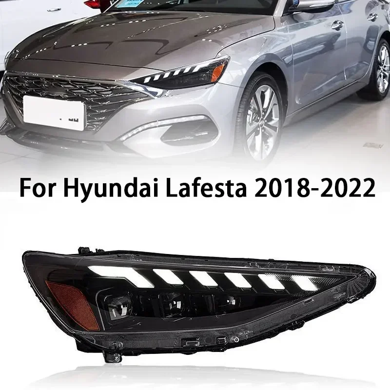 

Car Head Light Parts For Hyundai Lafesta 2018-2022 LED Front Headlights DRL Daytime light Projector lens