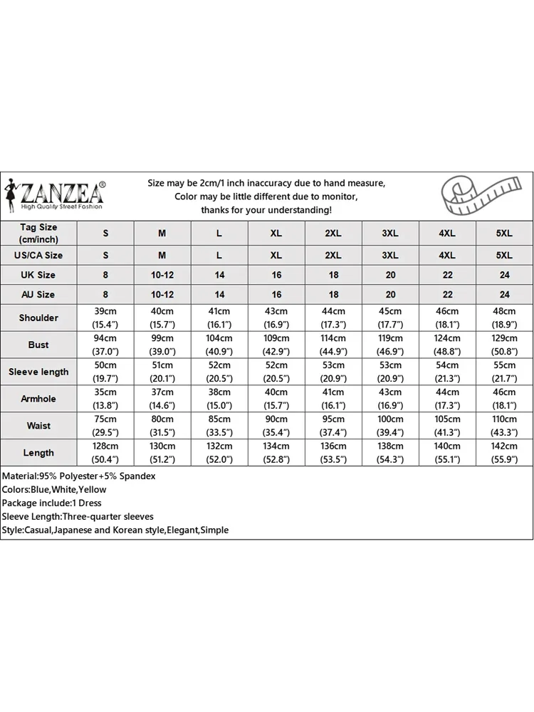 ZANZEA Autunno Elegante Abiti Da Festa Delle Donne 3/4 Manica Lanterna Con Scollo A V Casual In Pizzo Maxi Vestito Estivo Lungo Solido Vacanza Robe Femme