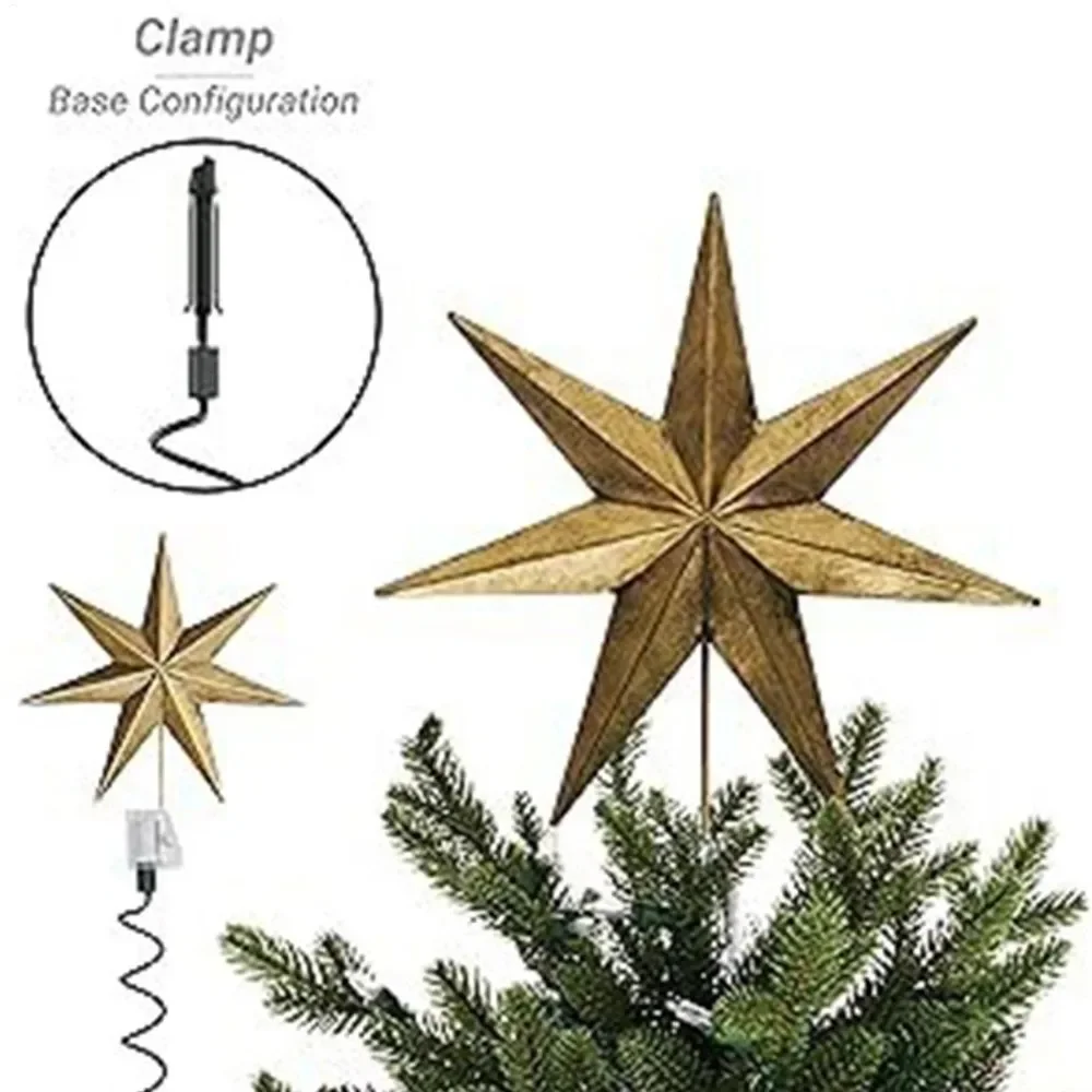 

Twist-on Stabilizer Christmas Tree Topper Holder Party Decoration Adjustable Attachment Tree Top Decor Support