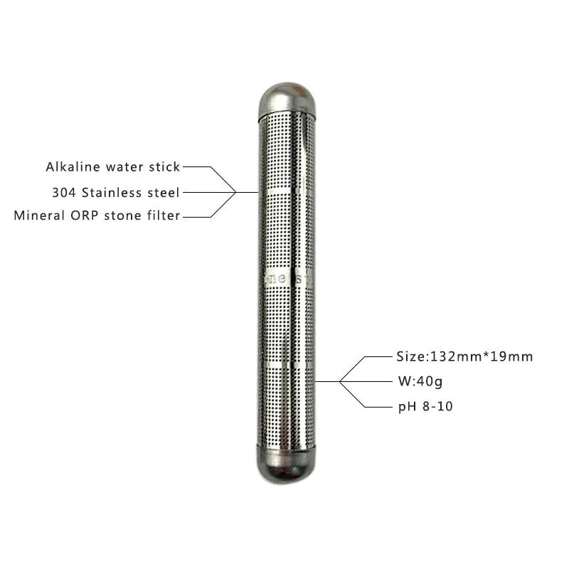 SOUDRON Portable Mineral Infuser Negative Ion Generic Alkaline Hydrogen Pruifier Water Stick Balance PH Levels
