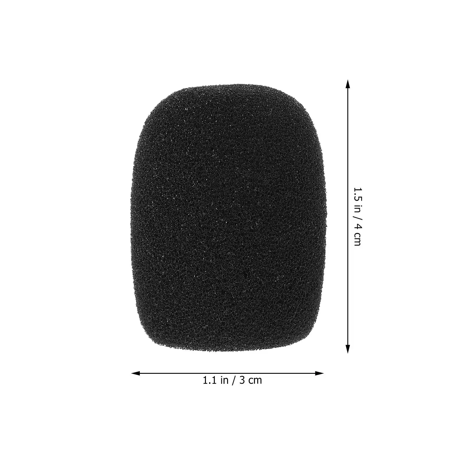 10 قطعة ميكروفون ليتل بي سماعة رأس للمؤتمرات استبدال الطيران مرشح البوب طبقة رقيقة واقية الإسفنج يغطي للعادي