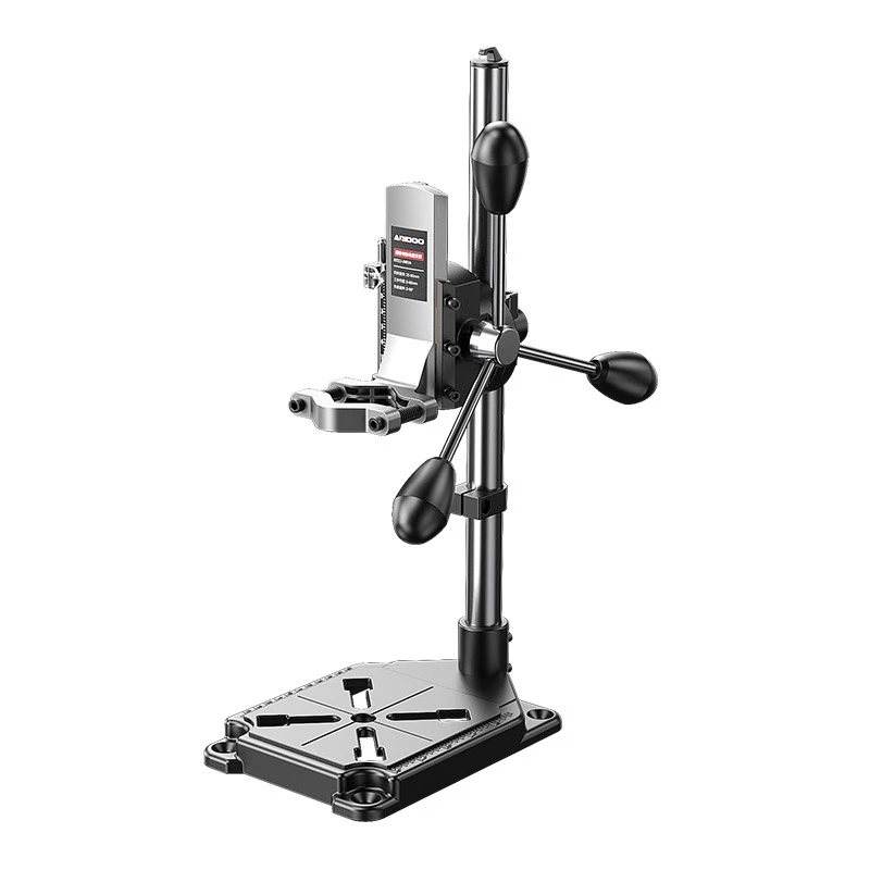 220VAdjustable Drill Press Stand Universal Bracket Convert Hand Impact Drill to Mini Bench Drill Holder Woodworking Drilling