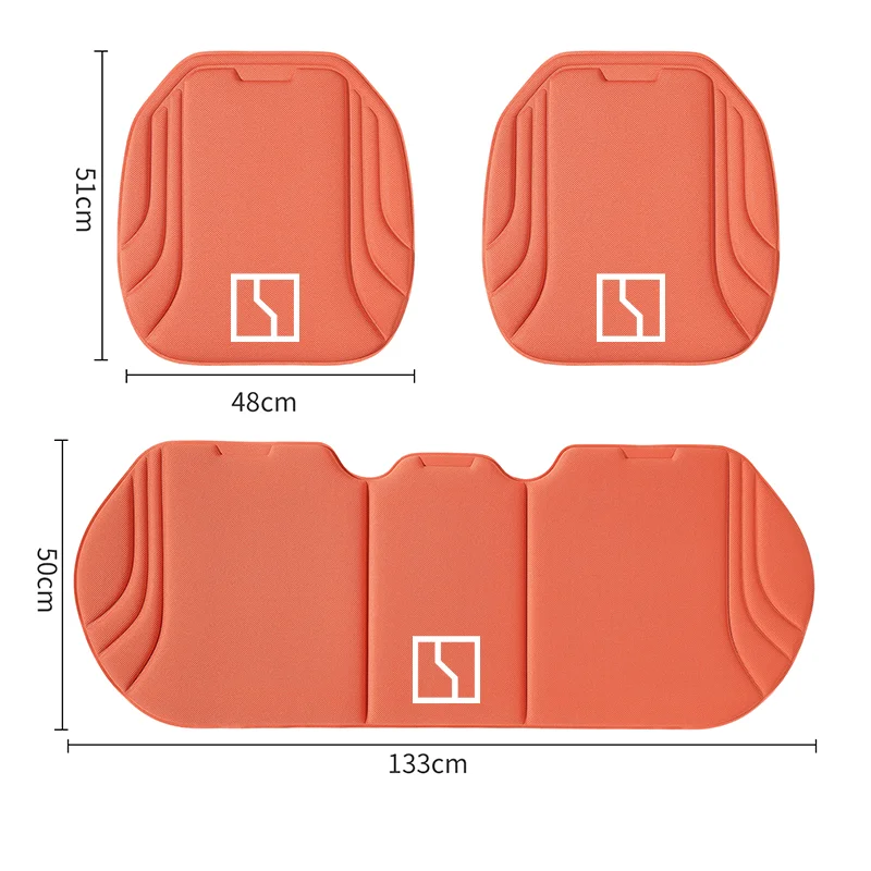 Car Front Rear Seat Cover Anti-Slip Breathable Protection Cushion For Zeekr X 001 009 007 7X 9X X 007GT MIX 001FR 8X Accessories 4