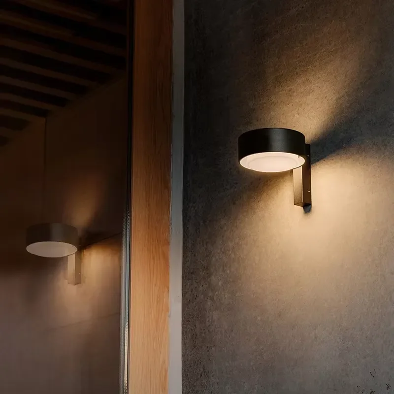 Outdoor Led Wall Light Garden Lamp Waterproof Creativity Nordic Modern Balcony Exterior Wall Outdoor