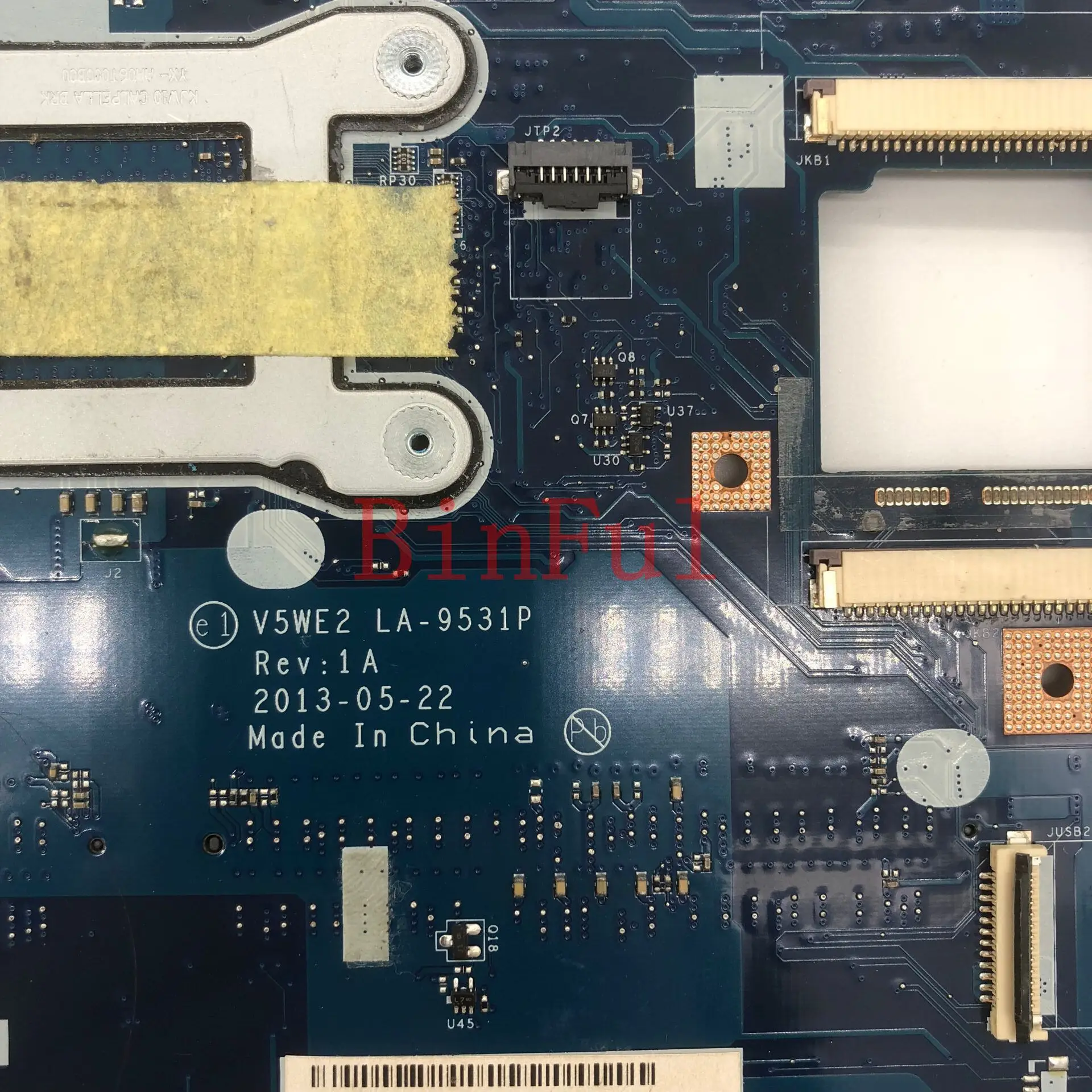 

Материнская плата для ноутбука Acer E1-572 E1-572G V5WE2 LA-9531P с процессором SR170 I5-4200U HD8570M DDR3, 100% полное тестирование, хорошо