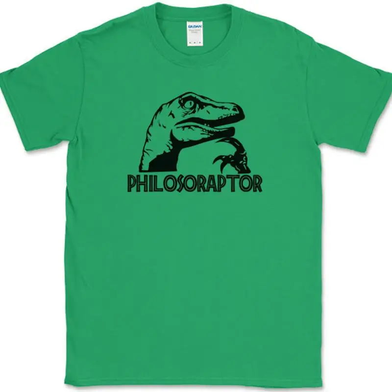 

Philosoraptor T-Shirt Funny Dinosaur Philosopher Freud Humor Tee