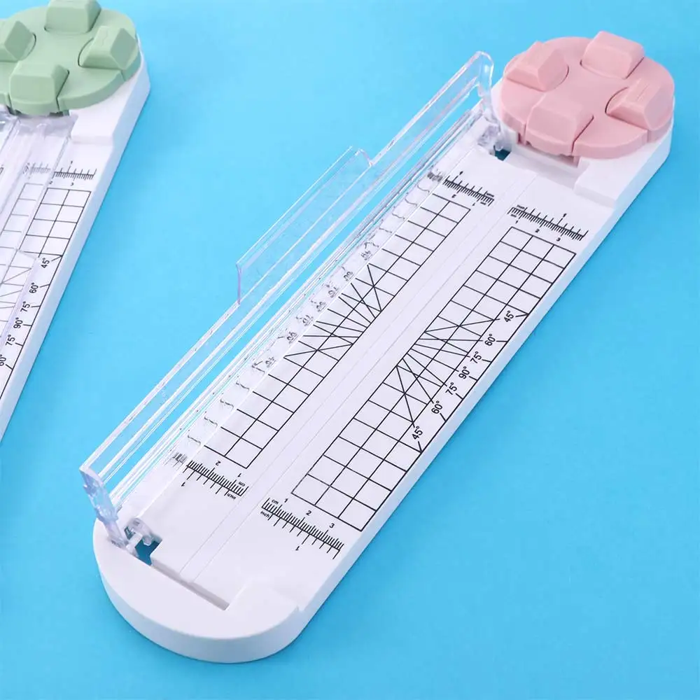 360-degree Paper Cutter Creasing Dotted Hand-Cutting Card Paper Trimmer Wavy Line Multi-functional Craft Paper Cutter Art Tools