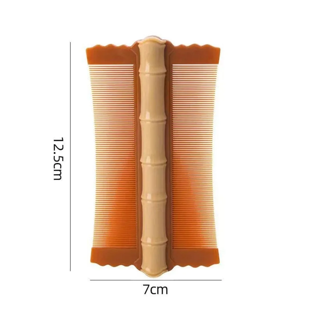 Dupla face cabeça piolhos pente, remoção profissional de pulgas, massagem ultra-densa do couro cabeludo, crianças Pet limpeza do cabelo
