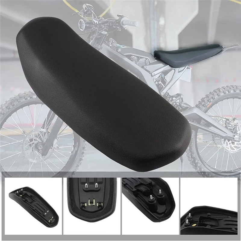 Motorcycle Seat Cushion, Electric Dirt Bike Seat for Sur Ron Light Bee X/S Segway X260 X160 Accessories - Black