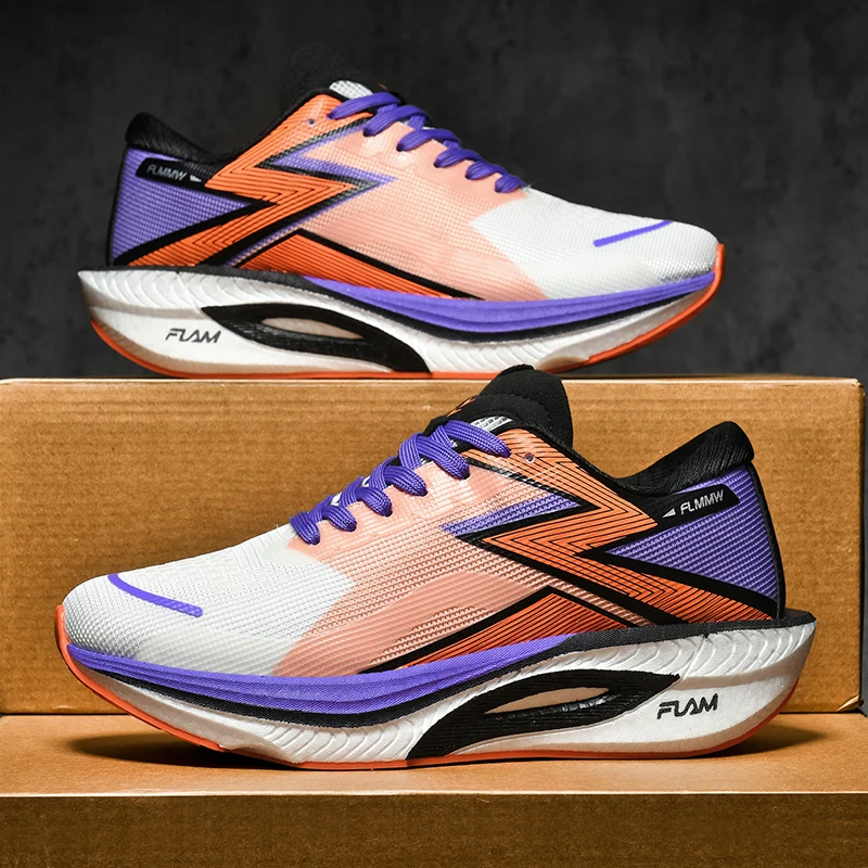 

Running Shoes Casual Marathon Men Sports Tenis Carbon Board Breathable Lightweight Women's Comfortable Athletic Nonskid Sneakers