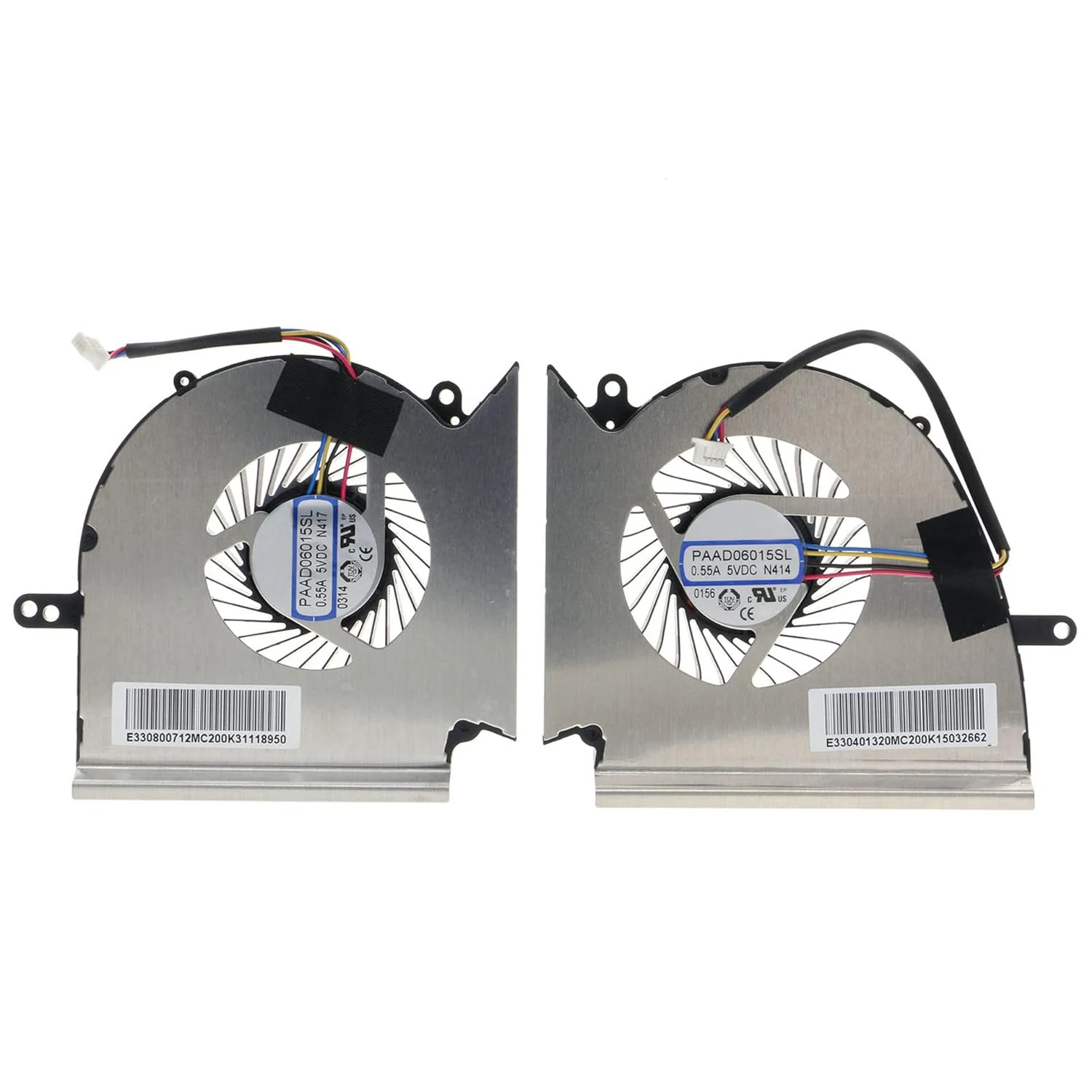 

CPU+GPU Cooling Fan For MSI GE75 RAIDER MS-17E2 GL75 PAAD06015SL-N417 N414