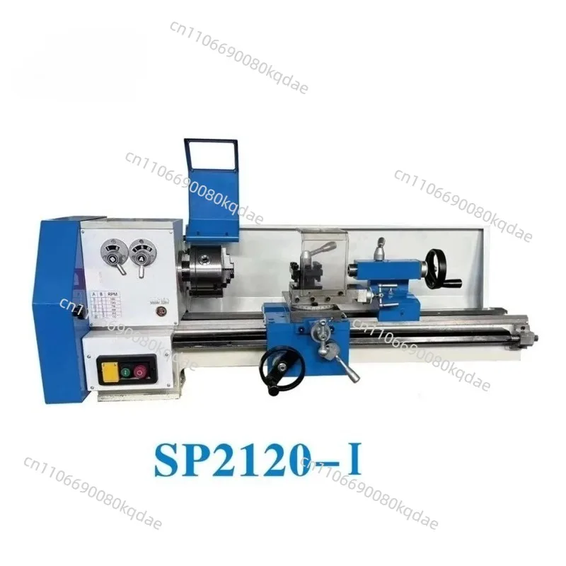 BV20L SP2120‑I Horizontal Bench Mini Metal Lathe, 550W Motor CE Certified For Metal Craft Processing Equipment