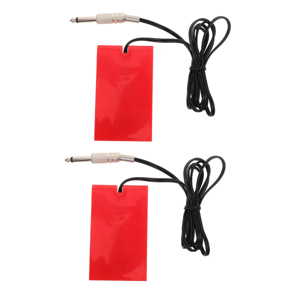 

2Pcs Tattoo Foot Pedal Non-Slip Touch Switch Plug Included Power Control for Tattoo Machines Equipment Supplies