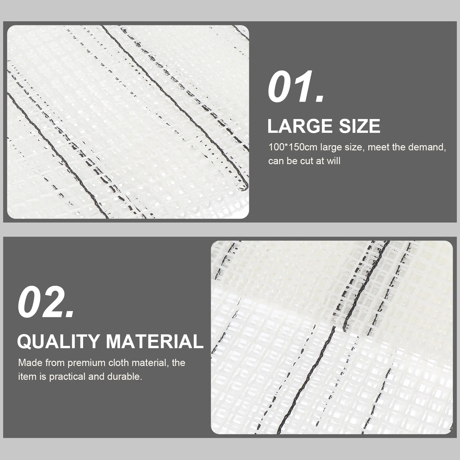 

1pc Blank Rug Diy Mesh Lightweight Cloth Material For Carpet Hooking Craft Floor Mat Tapestry Embroidery Diy Carpet Supply Latch