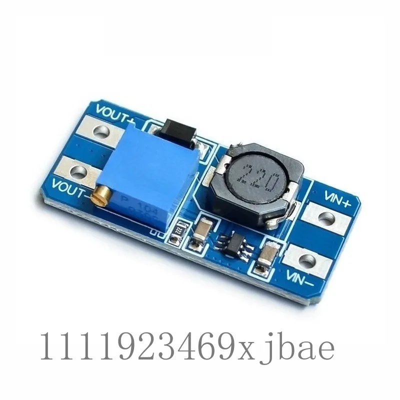 MT3608 DC-DC Boost Board 2A Adjustable Power Supply Module 3.7V/5V to 12V/24V