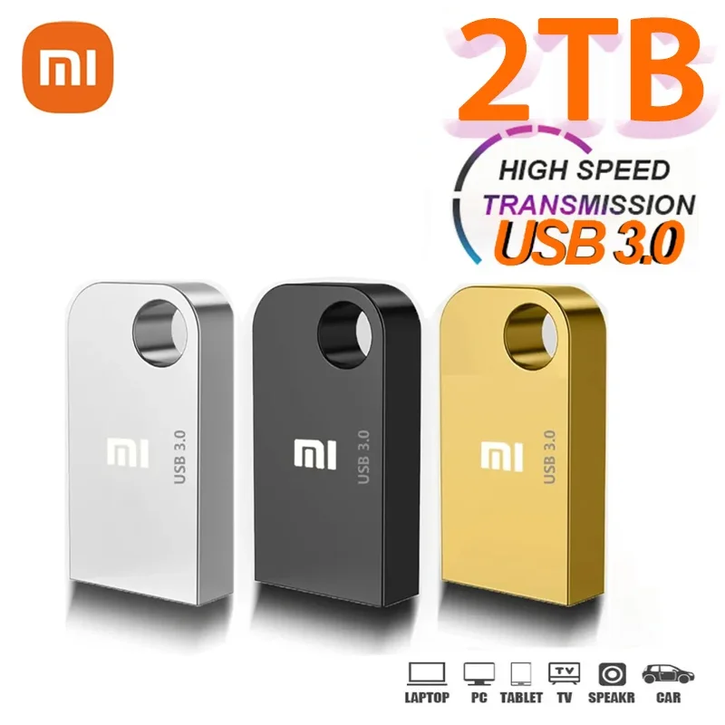 Xiaomi USB3.0 Pen Drive 2TB High Speed Flash Memory Metal Pendrive 1TB Flash Drive 512GB USB Memory Storage Device U Disk For PC