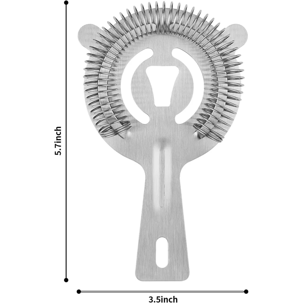 

AD30-Cocktail Strainer Bar Tools -2PCS Bar Strainer with High Density Spring, Stainless Steel Drink Sieve Strainer