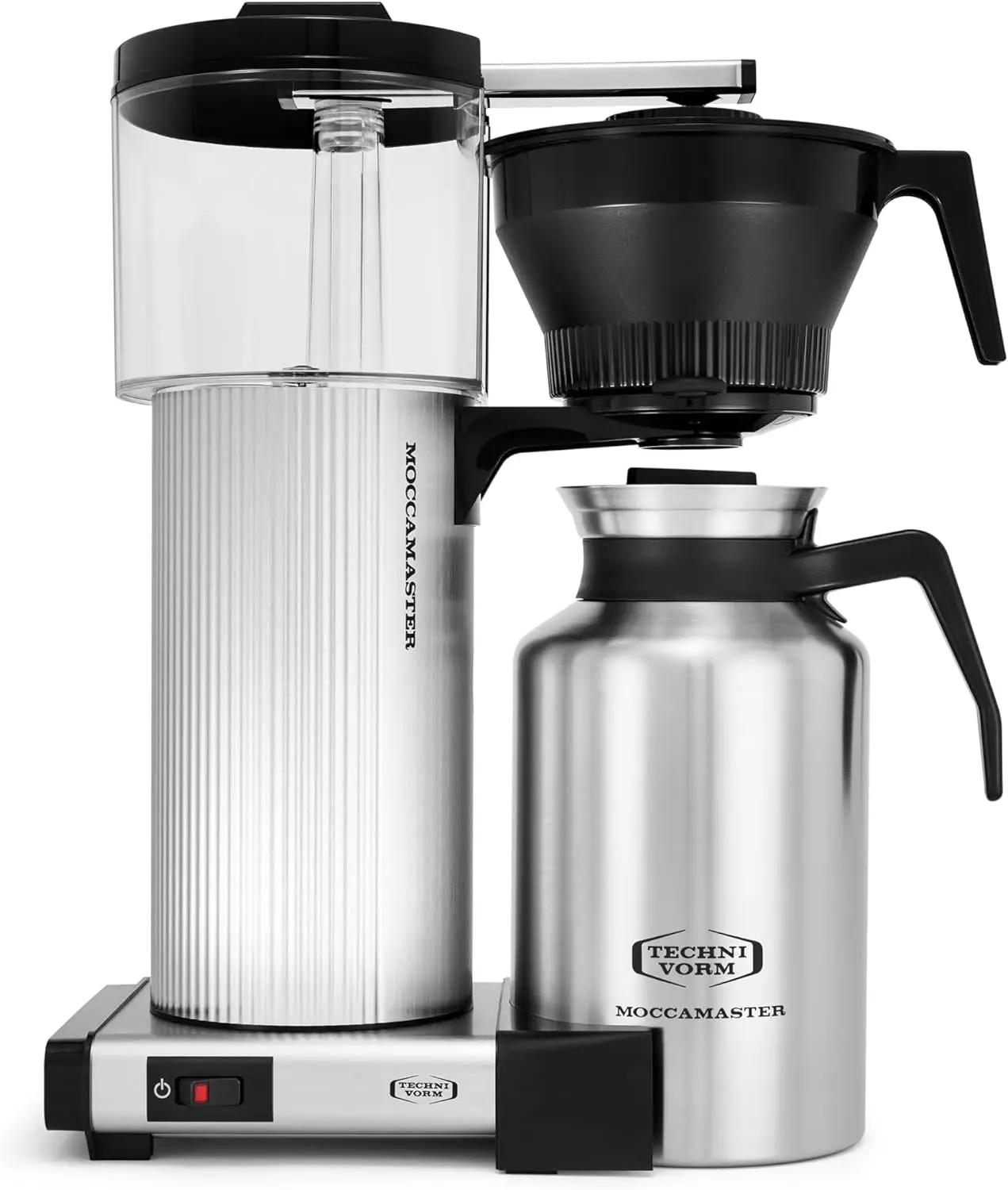 Moccamaster 39340 CDT Grand Coffee Maker, 60 Ounce, Silver