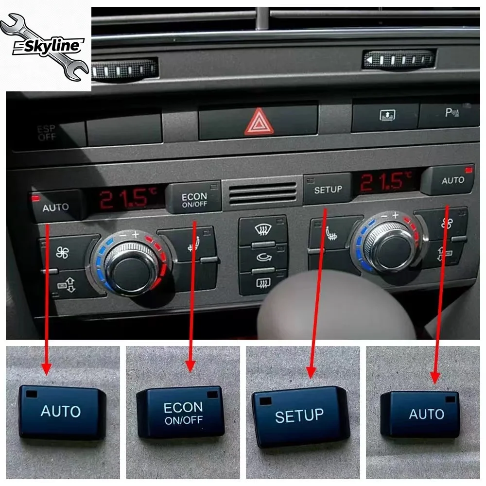 1pc air conditioning A/C cover AUTO switch ONOFF button panel cap