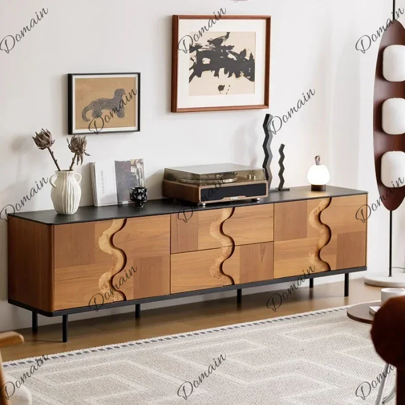 YT Aesthetic Television Luxury Tv Stand Mid Century Modern Living Room Entertainment Supports Center For Tv Room Storage Furnitu