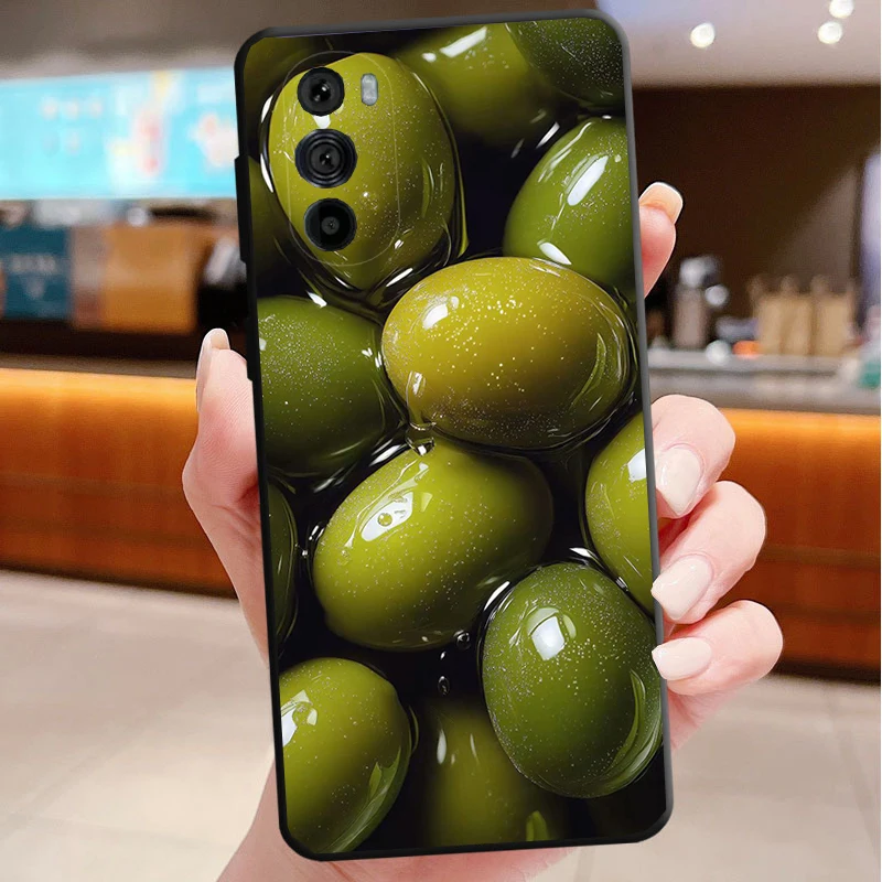 

Olive Tree New Soft TPU Phone Case For Motorola Edge 70 60 50 40 30 Fusion Ultra Neo Pro G Stylus Play Power