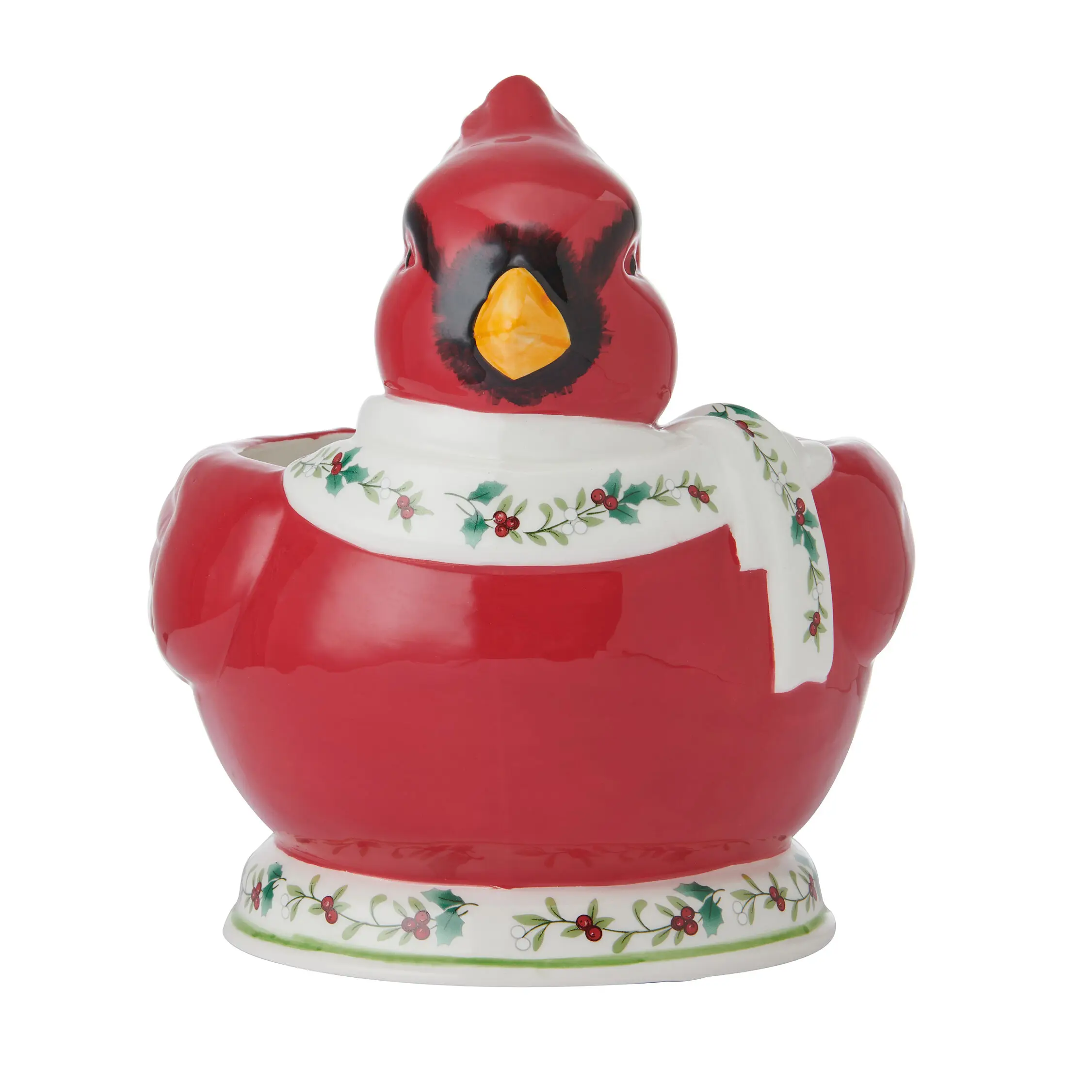 

Winterberry Dolomite 45 oz Serving Bowl for Holiday Treats and Seasonal Snacks