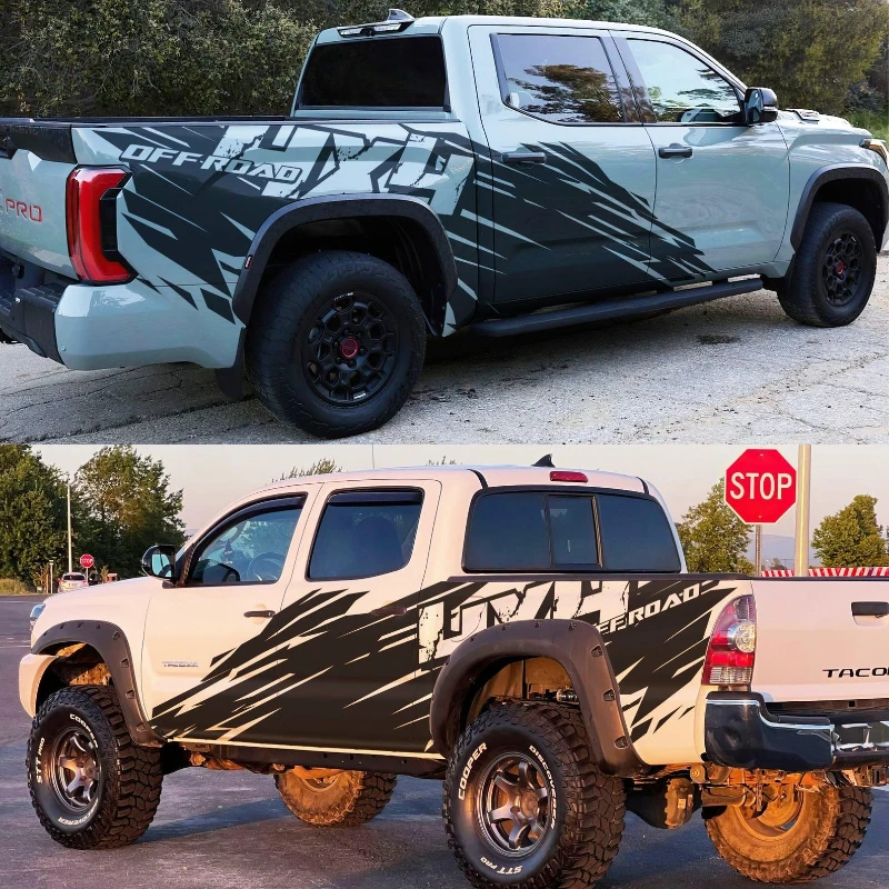 

Car Stickers 4x4 Off Road Truck decoration Vinyl Decal For Tacoma F-150 Sierra Tundra Ram 1500 Silverado Raptor Titan