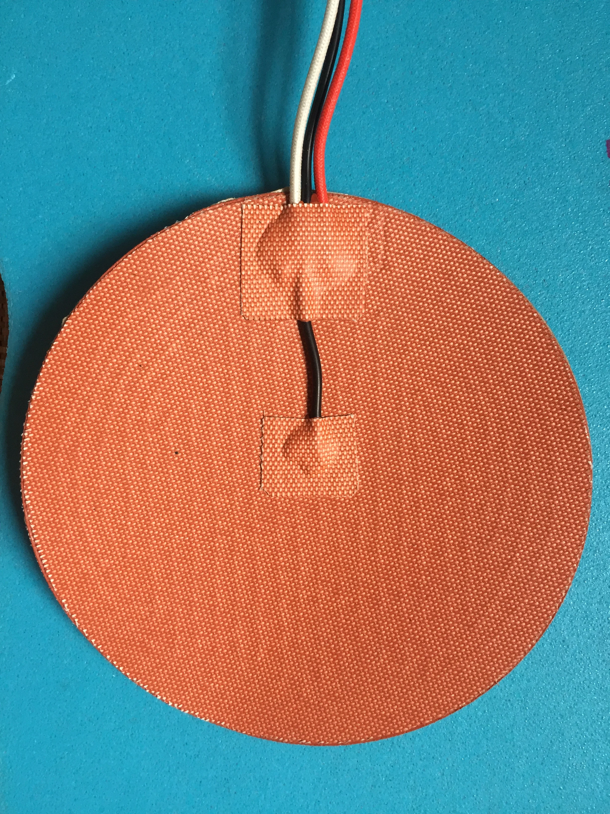 

Dia 10" 400W 220V Thermistor, 3D Round Circular Tank Silicon Heater Pad, Printer Build Plate Heatedbed