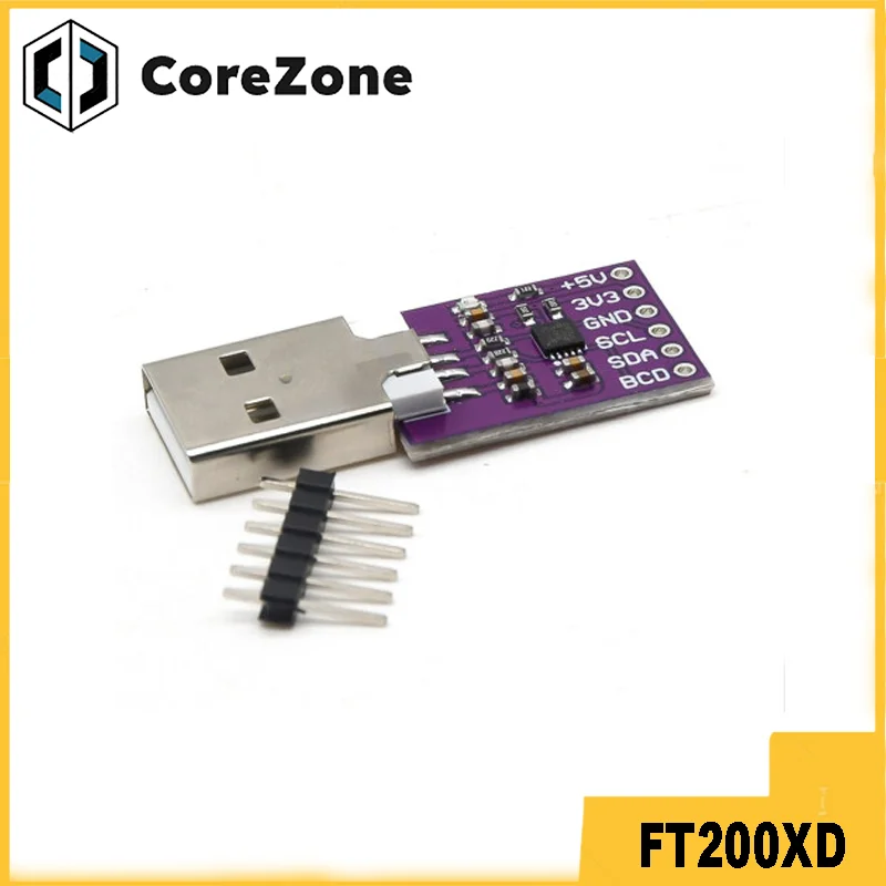 MCU-200 FT200XD USB to I2C module IIC port TTL level input CMOS output
