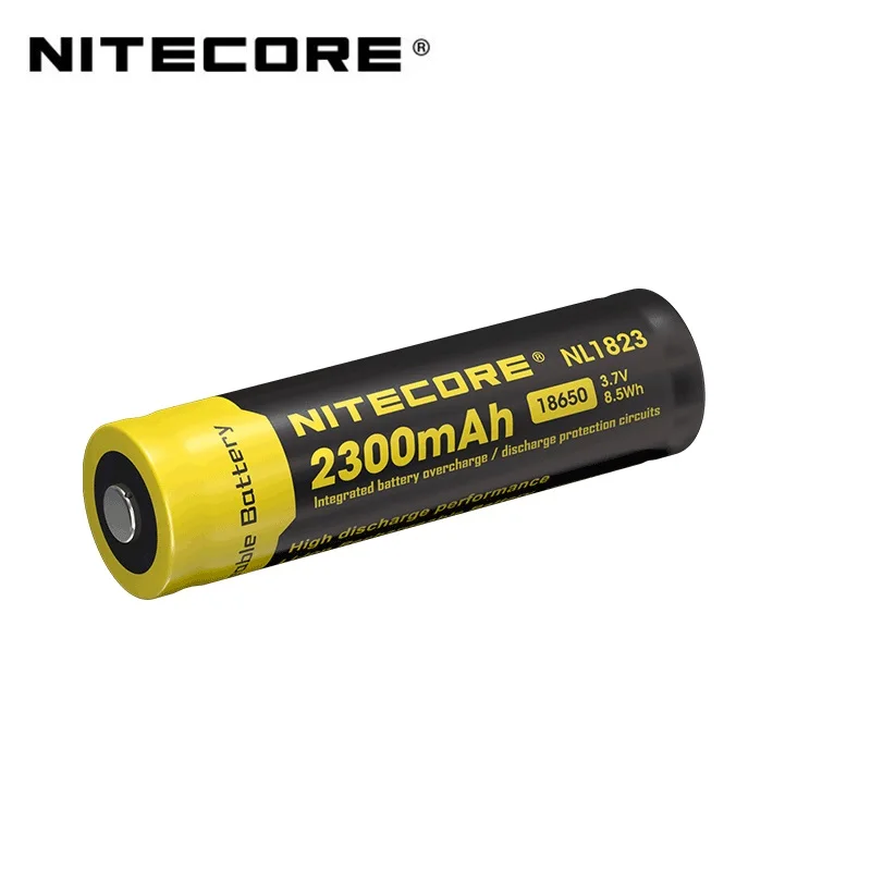 Free Shipping 1PC Nitecore 18650 NL183 2300mAH 3.7v Protected PCB Li-ion Lithium Rechargeable Battery