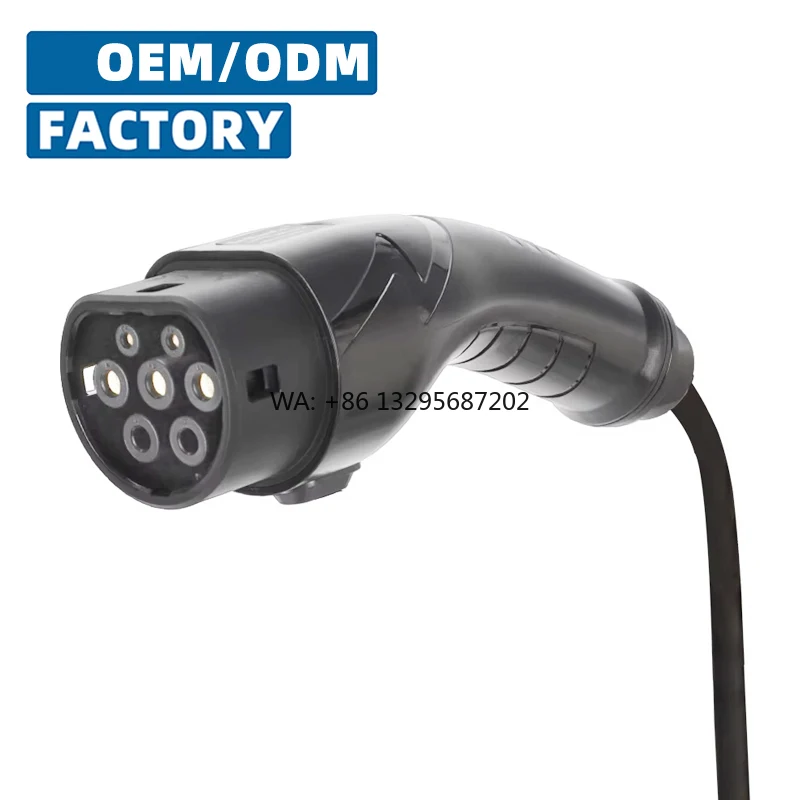 

Высококачественный, эффективный и быстрый зарядный коннектор Type 2 для электромобилей, европейский стандарт, зарядный пистолет Type 2 с кабелем 5 м из ТПУ