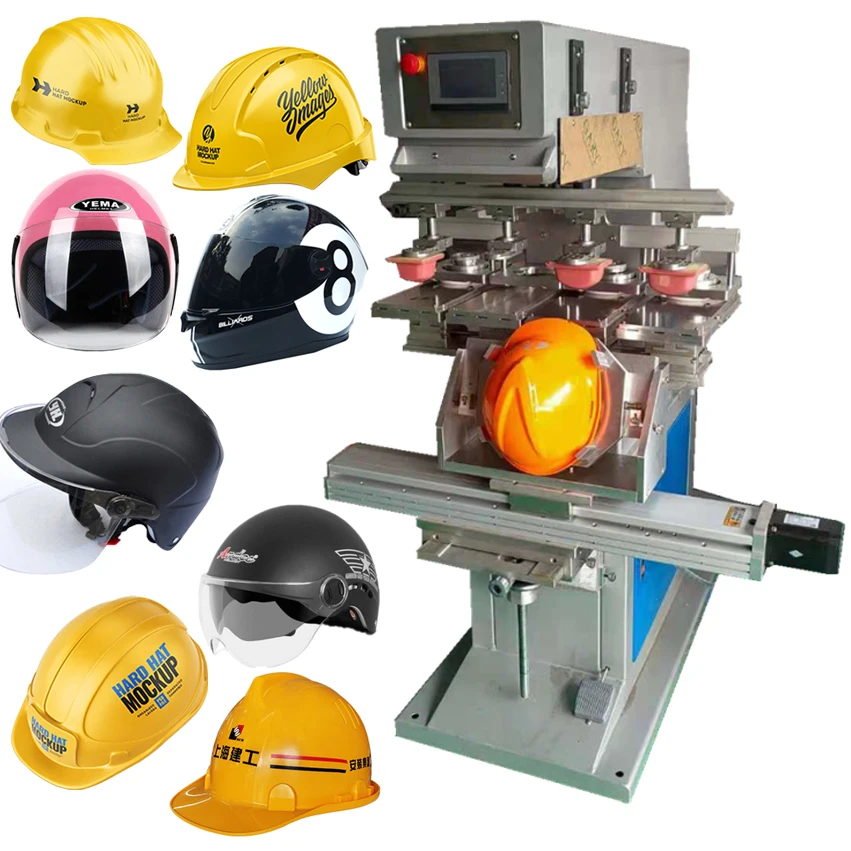 Safety Helmet Tampo Print Pad Printers Pad Printing Machine